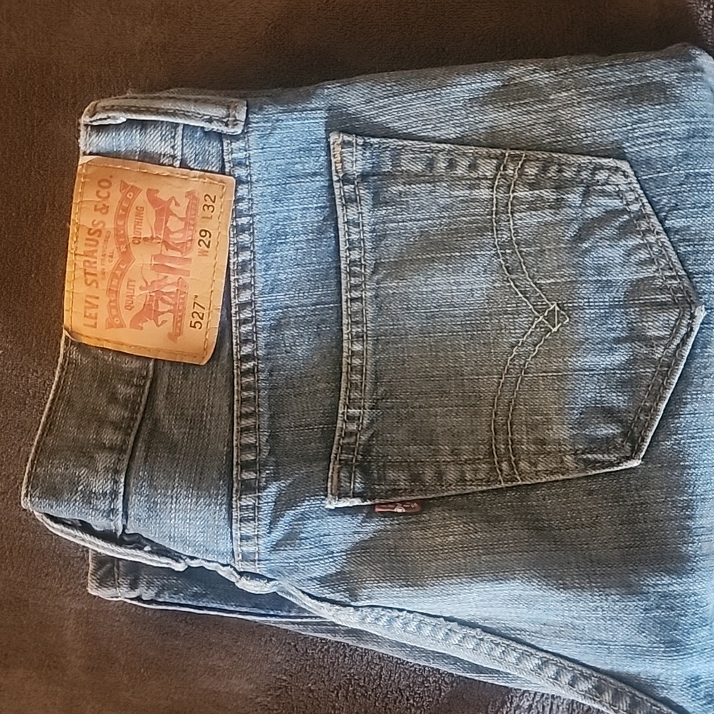 Levi's Blue Boot Cut Jeans Classic Denim Style